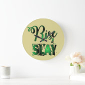 浮き沈み ラージ壁時計 (ホーム)