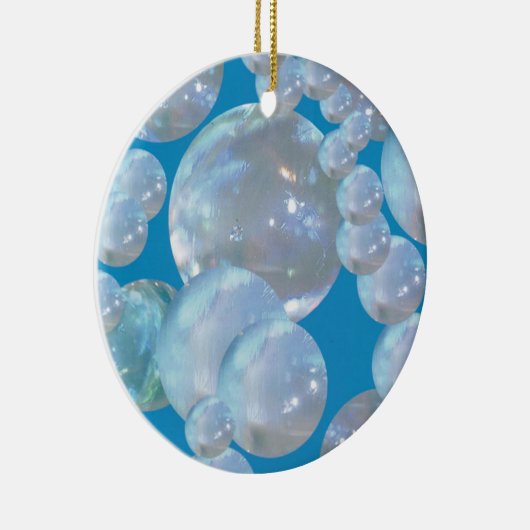 浮き泡クリスマス飾り セラミックオーナメント (右)