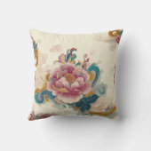 浮き牡丹 クッション (裏面)