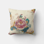浮き牡丹 クッション (正面)