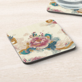 浮き牡丹 コースター