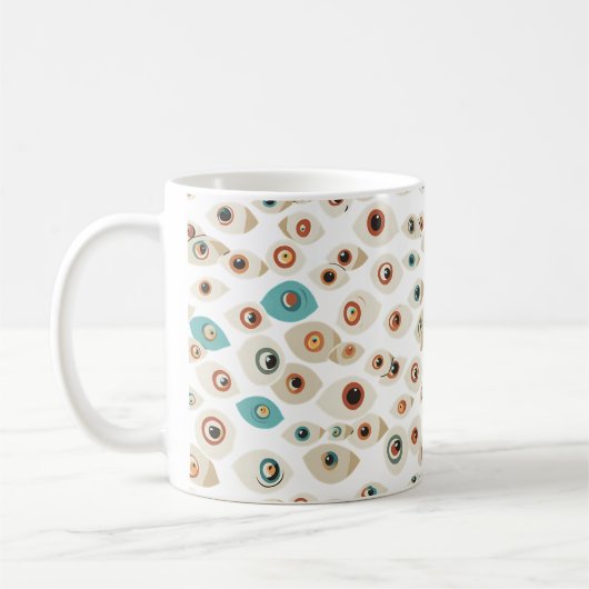 浮き目玉マグカップ コーヒーマグカップ (左)