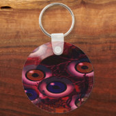 浮き眼球 キーホルダー (正面)