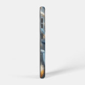 浮き羽毛コレクション付き電話ケースデザイン SAMSUNG GALAXYケース (右側面)