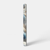 浮き羽毛コレクション付き電話ケースデザイン SAMSUNG GALAXYケース (左側面)