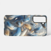 浮き羽毛コレクション付き電話ケースデザイン SAMSUNG GALAXYケース (裏面横)