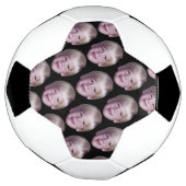 浮き頭写真の追加 – 小パターン黒 サッカーボール (回転)