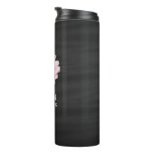 浮エレガント上ピンク蓮の花 タンブラー (回転右)