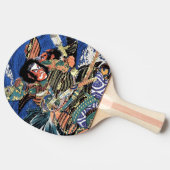 浮クール世絵の武士 卓球ラケット (横)