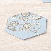 浮モダン円 ペーパーコースター (アングル)