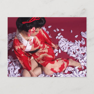 浮世の乙女 ポストカード