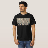 浮世絵にインスパイアされたマウスパッド - ドラマチックJAPAN Tシャツ (正面フル)