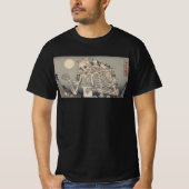 浮世絵にインスパイアされたマウスパッド - ドラマチックJAPAN Tシャツ (正面)