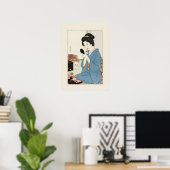 浮世絵にインスパイアされた - ドラマチックJAPAN ポスター (ホームオフィス)