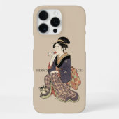 浮世絵にインスパイアされた ドラマチックJAPAN iPhoneケース (裏面)