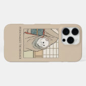 浮世絵にインスパイアされた ドラマチックJAPAN iPhoneケース (裏面横)