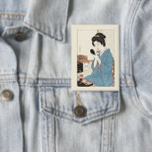 浮世絵にインスパイアされた - 劇的な日本 缶バッジ (インサイチュ)