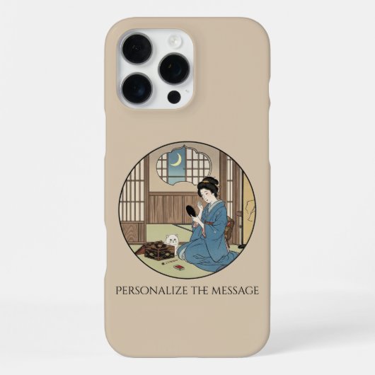 浮世絵にインスパイアされた - 劇的な日本 iPhoneケース (裏面)