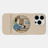 浮世絵にインスパイアされた - 劇的な日本 iPhoneケース (裏面横)