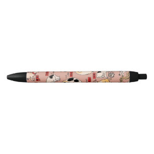浮世絵の猫のパターン: 国芳 黒ボールペン
