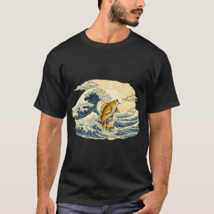 浮世絵の鯉 Tシャツ