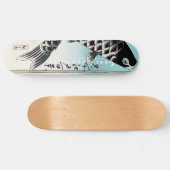 浮世絵スケートボード歌川広重水道橋駿河台 スケートボード (横)