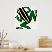 浮世絵スタイルア日本のートアジアカエル ポスター (キッチン)