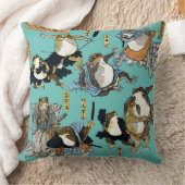 浮世絵プリント – カ日本のブキ クッション (ブランケット)