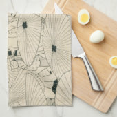 浮世絵モダン：小村雪袋 キッチンタオル (四つ折り)