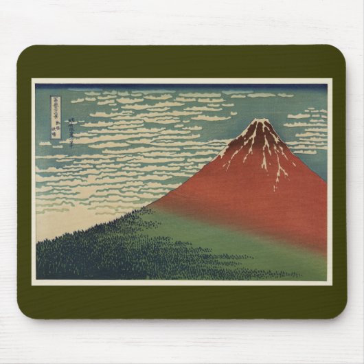 浮世絵北斎藤山 マウスパッド (正面)