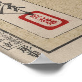 浮世絵半日本の学上芳年 ポスター (角)