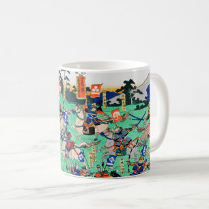 浮世絵川中島の戦い コーヒーマグカップ