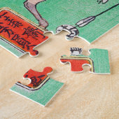 浮世絵川中島の戦い ジグソーパズル (側面)