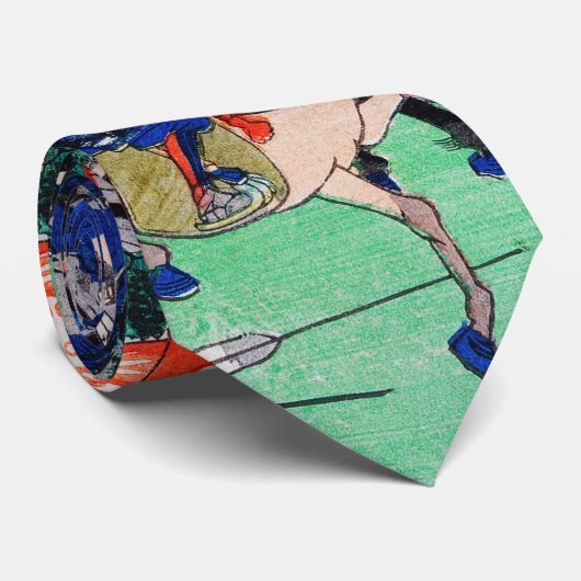 浮世絵川中島の戦い ネクタイ (ロール)