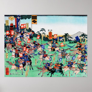 浮世絵川中島の戦い ポスター