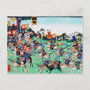 浮世絵川中島の戦い ポストカード