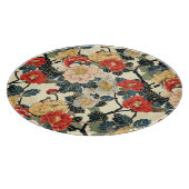 浮世絵日本のの花柄 カッティングボード (角)