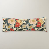 浮世絵日本のの花柄 ボディピロー (裏面)