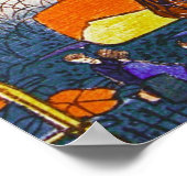 浮世絵日本のの芸者 ポスター (角)