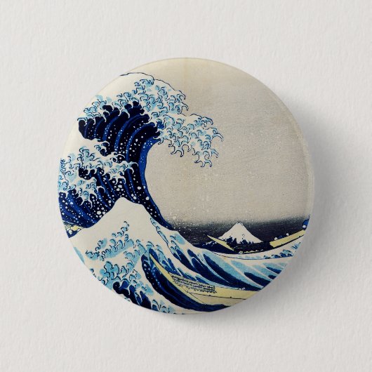 浮世絵日本のアート第4巻 缶バッジ (正面)