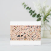 浮世絵日本のアート（歌川国芳） ポストカード (スタンド正面)