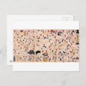 浮世絵日本のアート（歌川国芳） ポストカード (正面/裏面)