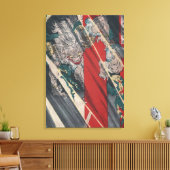 浮世絵日本の妖怪いばらき鬼 キャンバスプリント (インサイチュ (リビング))