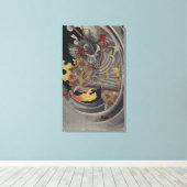 浮世絵日本の妖怪幽霊芳年 キャンバスプリント (インサイチュ (ウッドフロア))