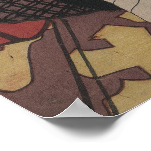 浮世絵日本の歌舞伎役者/国貞作 ポスター (角)