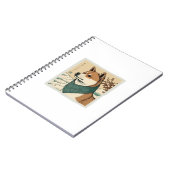 浮世絵日本の:柴犬 ノートブック (左側)