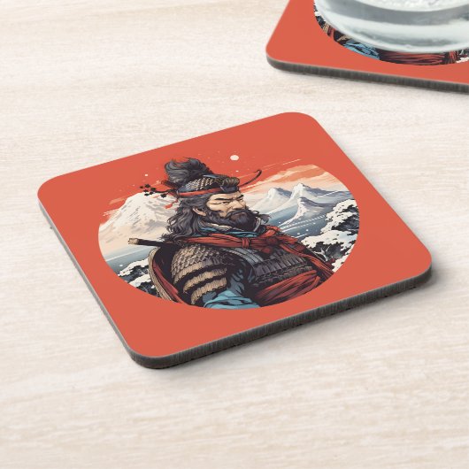 浮世絵武家日本 コースター (左側)