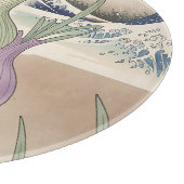 浮世絵玉ねぎ波模様 カッティングボード (角)