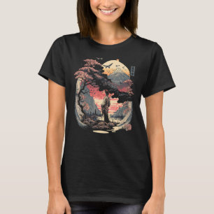 浮世絵神奈川ヴィンテージ日本のタトゥーグラフィック Tシャツ