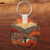 浮世絵秋 キーホルダー (正面)